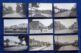 Postcards, Herts, 56 cards mostly Letchworth; RP's including Norton Way, Station Place, Town Centre,