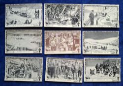 Postcards, Exploration, 23 printed cards from the Kawin & Co Chicago USA set, referring to Scott,