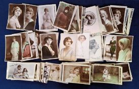 Postcards, Actresses over 600 cards, and various ephemera; Gladys Cooper (over 200), many