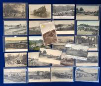 Postcards, Gold Coast/Nigeria Rail, a collection of 23 cards to include stations at Kumasi, Sekondi,
