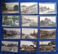 Postcards, North England, 70 cards, all 'Phoenix Series' published by Brittain & Wright Stockton