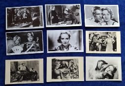 Postcards, Cinema, 33 cards all featuring Marlene Dietrich, many Portrait Poses, some Film Scenes