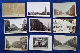 Postcards, London Suburbs, 74 cards with RP's of Clissold Park, St Marys Church Stoke Newington,