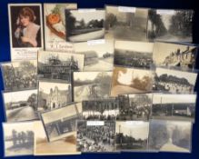 Ephemera, Woking, 24 early 20thC items to comprise 22 photographs (approx. size 5.75 4