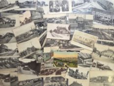 Postcards, Rail, a good selection of 100+ mainly French railway cards RPs, printed and artist