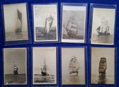 Postcards, Shipping, 39 cards all RP featuring Sailing Ships, nearly all identified / named examples
