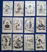 Postcards, over 135 cards various subjects; Advertising (6 - International Horse Show 1912,