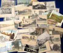 Postcards, Tanganyika, 48 cards to include Government Rest House Busoga, a Leopard Trap, Native