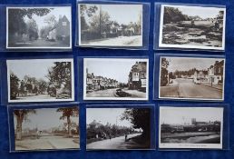 Postcards, Herts, 55 cards mostly Letchworth, Norton, Hitchin & Watford. Letchworth range includes