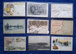 Postcards, early SE Asia, 30 cards of Military and Political conflicts in SE Asia during the late