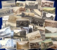 Postcards, Yorkshire, approx. 100 cards of Yorkshire, mostly RPs and printed to include Bingley,