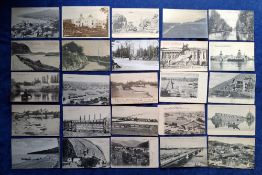 Postcards, Russia, plus a small number of other countries approx. 150 cards mainly town & city