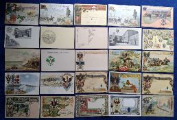 Postcards, Italian Military, approx. 135 postcards, nice selection. Majority are printed colour