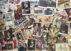 Postcards, Political, a selection of 100+ cards, mostly UK but some foreign, to include portraits,