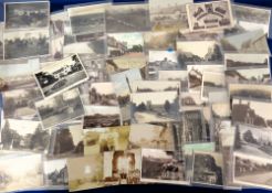 Postcards, Dorset, a selection of 70 cards showing village scenes, farms, post offices inns etc.