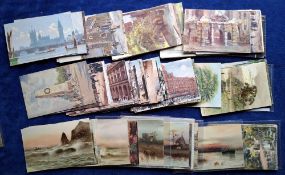 Postcards, Publisher, approx. 200 cards, all Tucks many different series but many London views