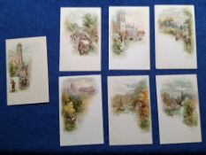 Postcards, Chromo Litho Art, 23 Early Tuck undivided back cards, all Coloured British Views,