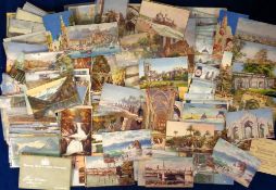 Postcards, Tucks, approx. 300 Tuck's cards mainly Oilettes with a few sets, mainly foreign scenes.