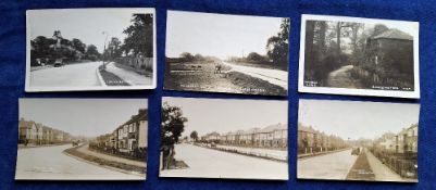 Postcards, Surrey, 40 cards, mainly Chessington area, RP's including The Zoo, Gilbert's Circus,