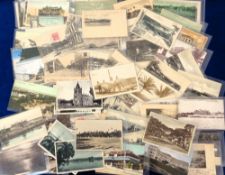 Postcards, Portuguese East Africa, approx. 75 cards, RPs and printed, mainly Beira and Lourenco