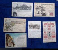 Postcards, Egypt, 33 mainly early Gruss Aus style Chromos of Egypt including Alexandria, Cairo (