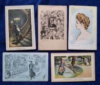Postcards, Artists, 81 cards, either signed by C D Gibson or unsigned similar style. From '