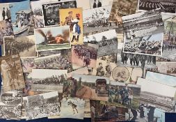 Postcards, Military, 85 cards to comprise 28 Bruce Bairnsfather Bystanders, souvenir card of The