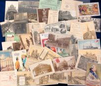 Postcards, Insurance Companies, 45+ cards featuring insurance companies RPs, printed and artist