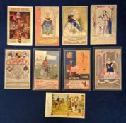 Postcards, Advertising, Insurance and Investment, 9 cards to comprise 7 for King's Insurance Co.