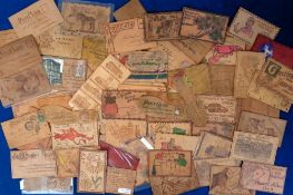 Postcards, Leather, approx 65 leather cards to include 1 addressed to Mountjoy Prison Cottage