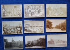 Postcards, Middlesex, 31 cards of Tottenham, including RP's of School Groups at Calvert Rd and