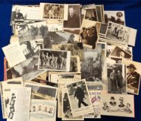 Postcards, Winston Churchill, 200+ cards, mostly vintage but some modern, to include Churchill
