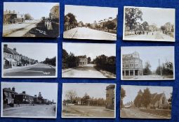 Postcards, Middlesex, 45 cards of Ashford; RP's including Laying Foundation Stone St Hilda's,