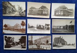 Postcards, Herts, over 130 cards, mixed selection including RP's of Forest Hertford, North Rd