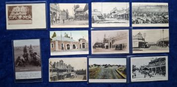 Postcards, South Africa, over 115 cards, all Kimberley, includes many Street Scenes, Kimberley Rugby