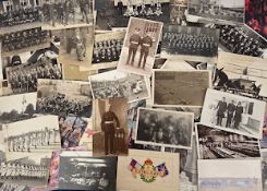 Postcards, Royal Marines and Royal Navy, approx. 115 cards to include portraits of officers and