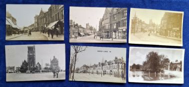 Postcards, London Suburbs, 25 cards, West London, RP's Portchester Rd, The Mall Hammersmith, Wingate
