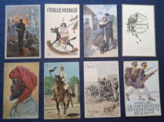 Postcards, German, mainly Military selection, 136 cards many Artist signed including B Wennerberg BW