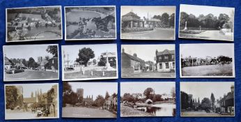 Postcards, Middlesex, 91 cards of Shepperton, with many RP's including Anchor Corner, Lords