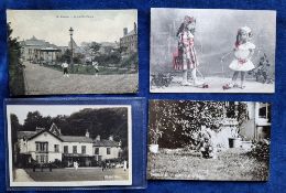 Postcards, Sports & Pastimes, 117 cards featuring the Diabolo craze (yo yo bobbin loose on a piece