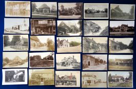 Postcards, Post Offices, approx. 55 cards of UK post offices to include Downton, Wolverton,