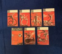 Postcards, a set of 6 cards in their original presentation envelope Le Fils du Diable (Son of the