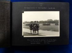 Ephemera, Royalty and Militaria, an original album from 1939-41 containing 100+ b/w annotated photos