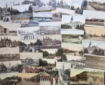Postcards, Hants, Aldershot, 36 cards to include Queen's Avenue, Redvers Buller Road, Hospital Hill,