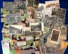 Postcards, Mining, approx. 80 cards to include pit ponies at Broomhill Colliery, King George and
