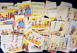 Postcards, Comic, approx. 600 unused comic cards. 'Coastal Cards', 'Comicards' etc. Subjects include