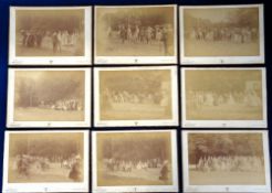 Ephemera, Photographs, a hard backed red envelope with gold lettering to the front 'Homburg 1888'