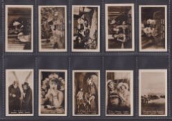 Cigarette cards, Simonets Cinema Scene Series (set 24 cards) including Moulin Rouge etc (gd)