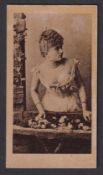 Cigarette card, Morris, Beauties, Collotype ('Mursali (Turkish) Cigarettes' back), type card, ref.