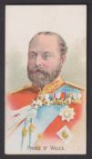 Cigarette card, Taddy, Royalty, Actresses & Soldiers, type card, Prince of Wales (gd/vg) (1)